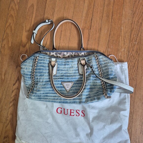 Guess denim hobo bag brand new - Picture 1 of 2